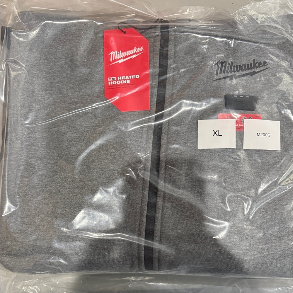 Milwaukee Gray Heated Hoodie for Men